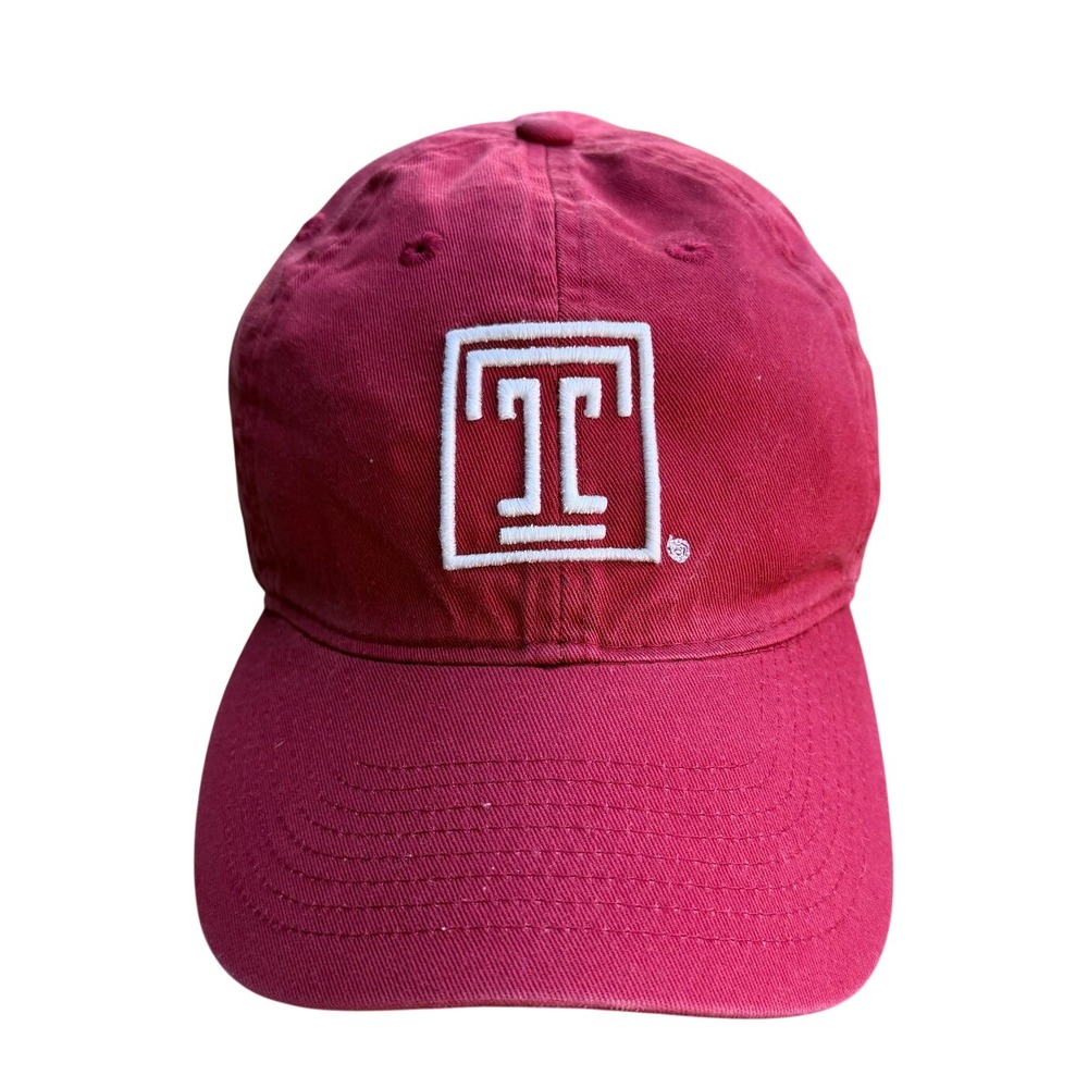 Legacy Temple University Owls Baseball Cap Red Cotton Adjustable Hat Fan Gear